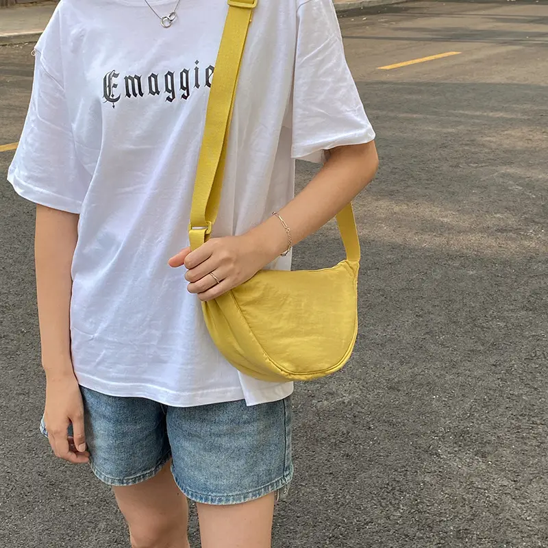Blue Nylon Crossbody Bag for Students Women — feature 31