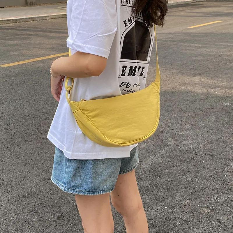 Blue Nylon Crossbody Bag for Students Women — feature 32