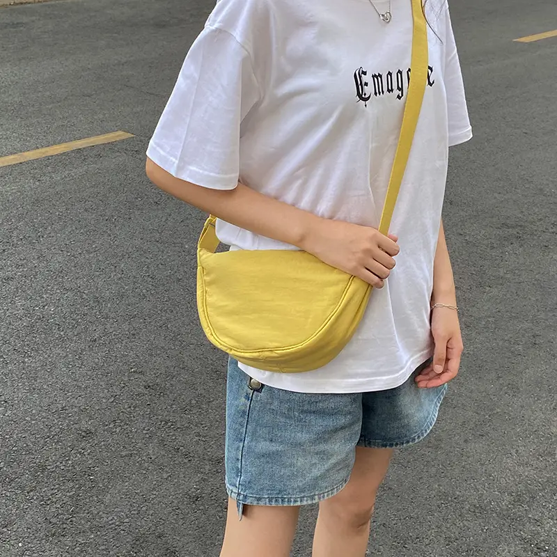 Blue Nylon Crossbody Bag for Students Women — feature 33