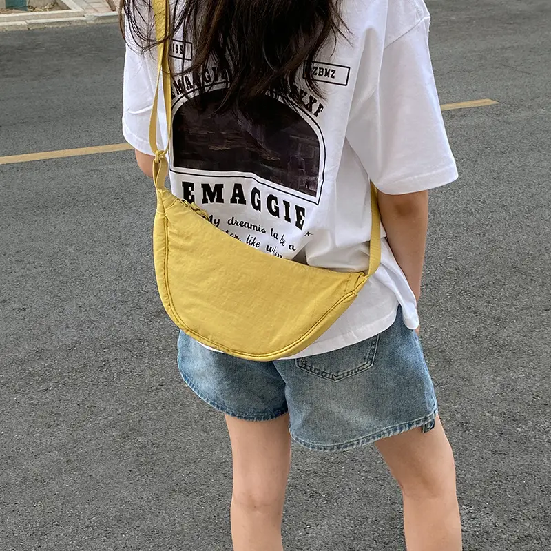 Blue Nylon Crossbody Bag for Students Women — feature 34