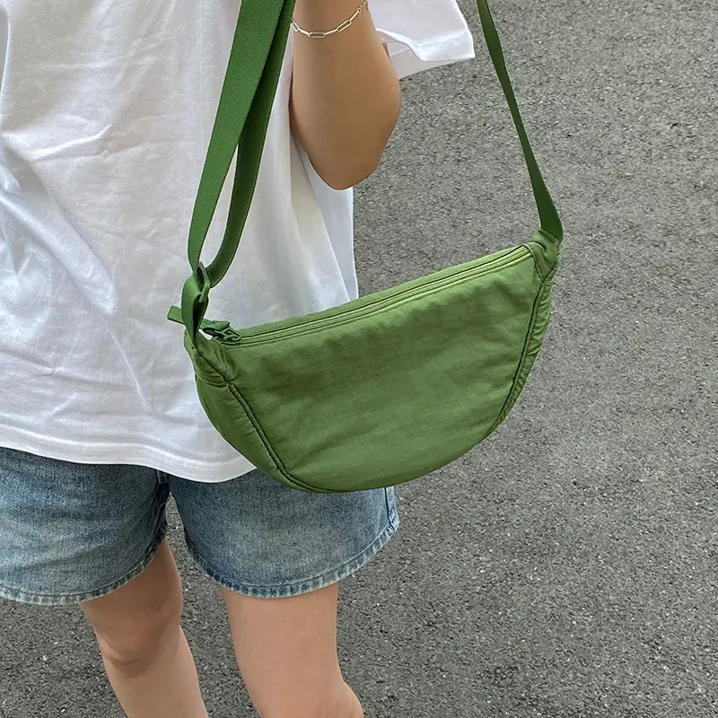 Blue Nylon Crossbody Bag for Students Women — feature 35