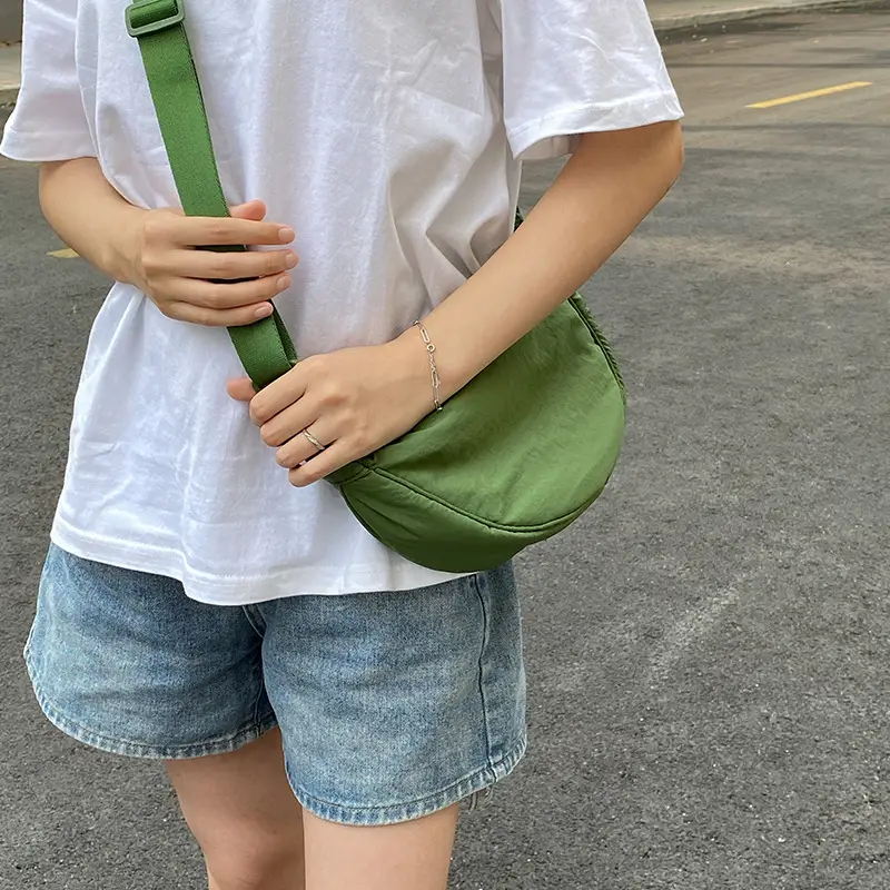Blue Nylon Crossbody Bag for Students Women — feature 36