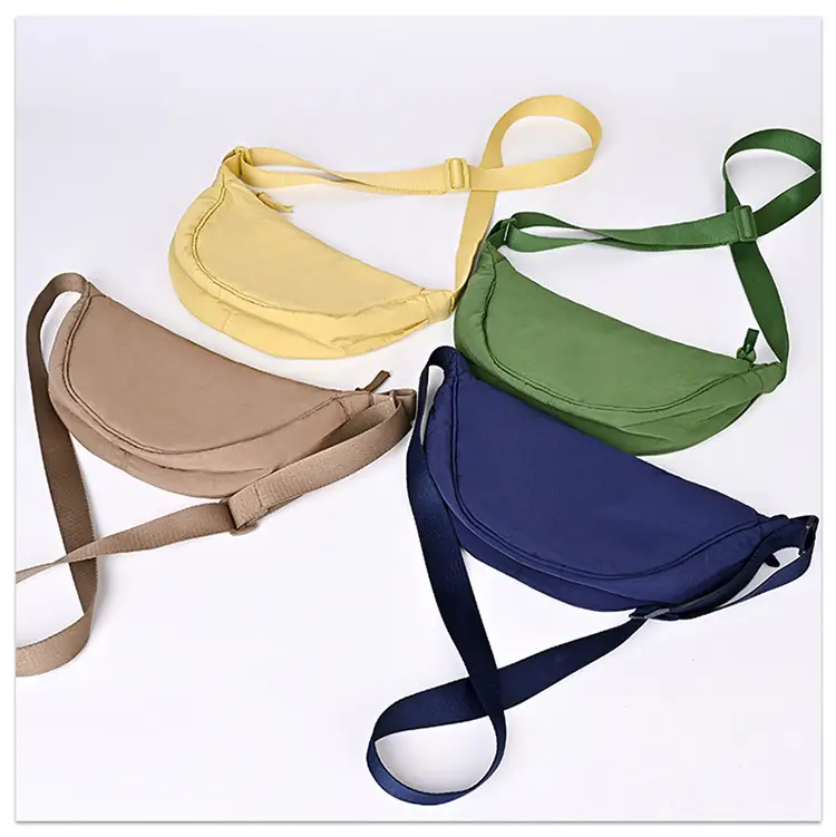 Blue Nylon Crossbody Bag for Students Women — feature 4