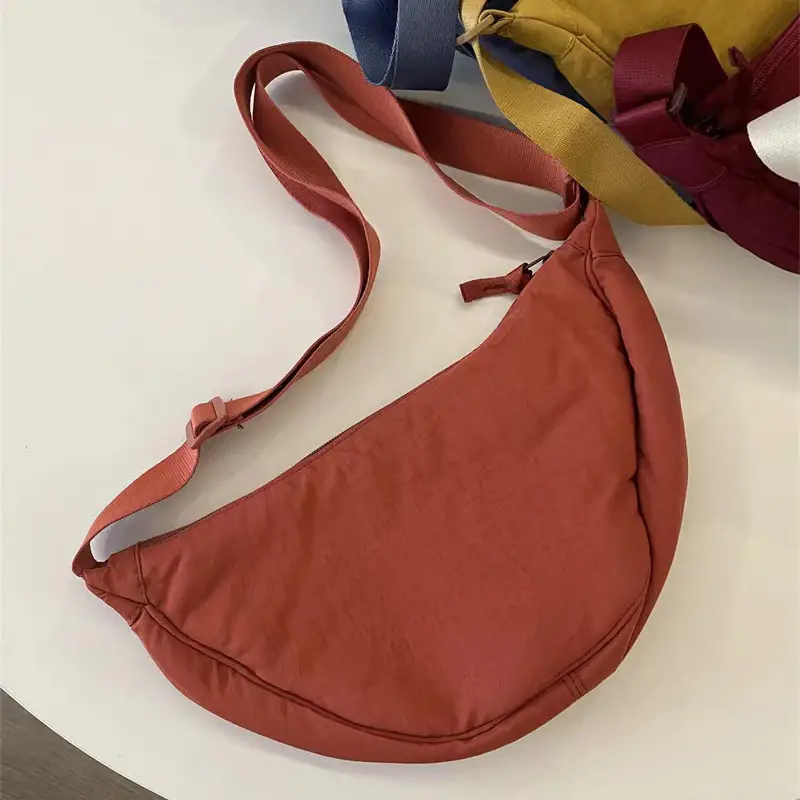 Blue Nylon Crossbody Bag for Students Women - Image 2