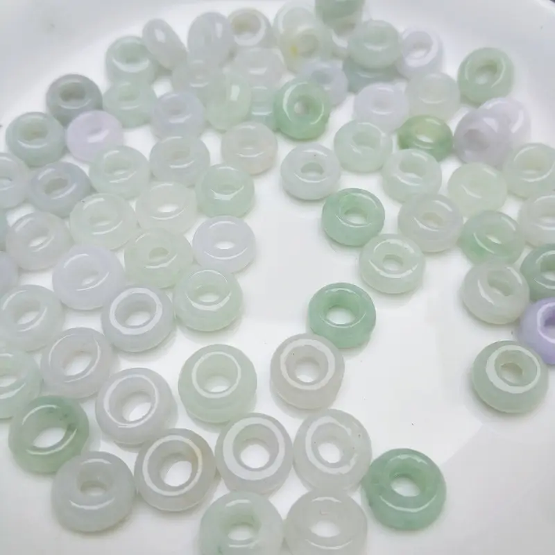 Natural Emerald Small Rings for DIY Bracelets & Abacus - Image 4