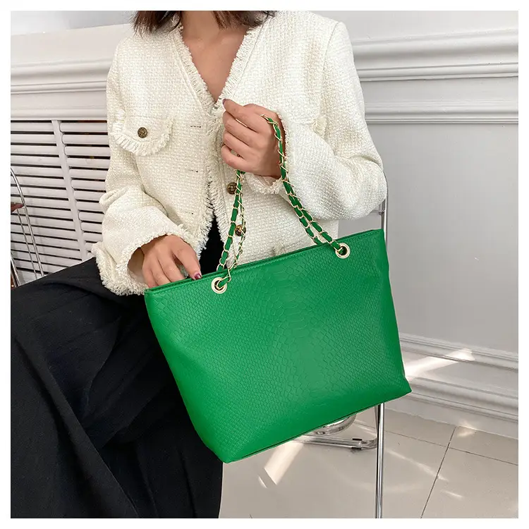 2022 Women's Beige Chain Shoulder Bag Casual Tote — feature 21