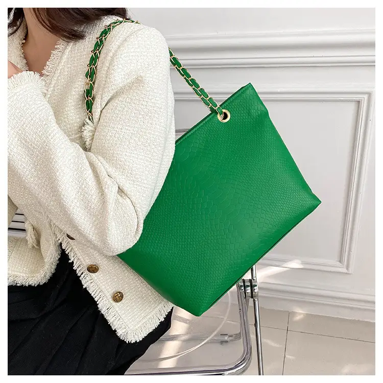2022 Women's Beige Chain Shoulder Bag Casual Tote — feature 22