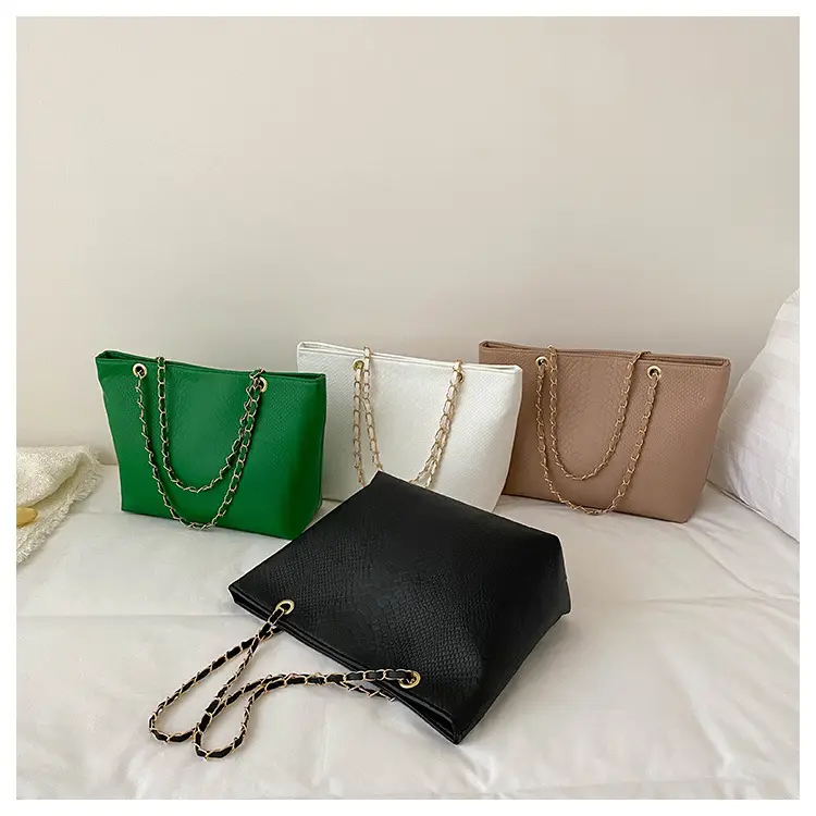 2022 Women's Beige Chain Shoulder Bag Casual Tote — feature 32