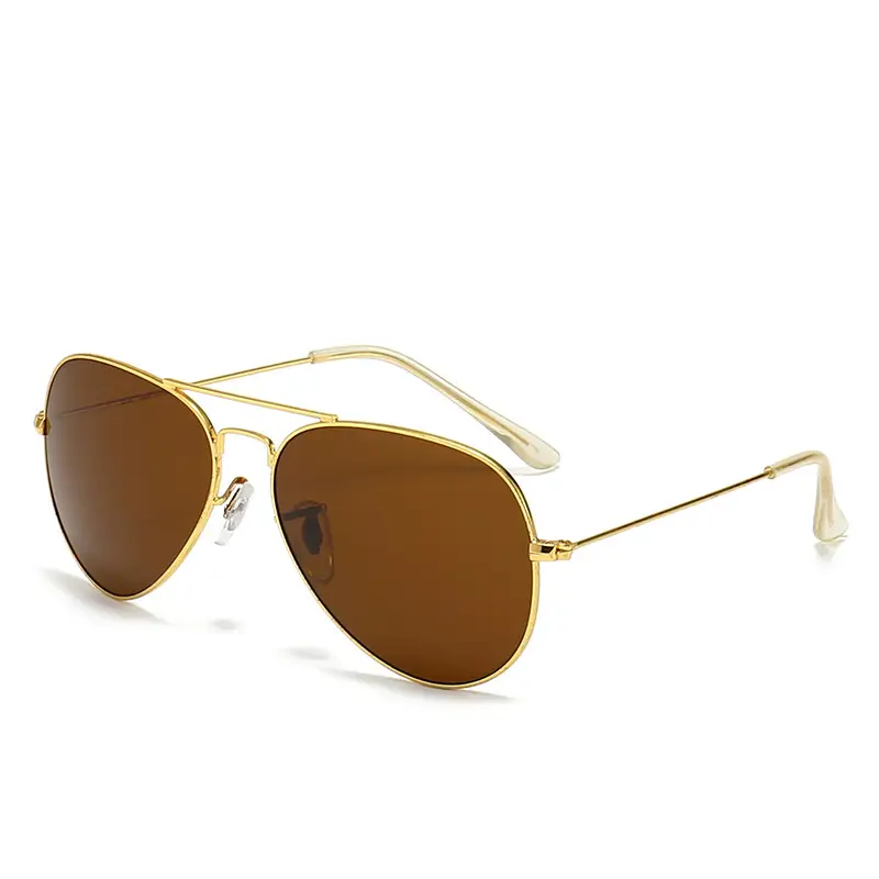 Aviator Sunglasses Blue Mirror Glass Men - Image 12