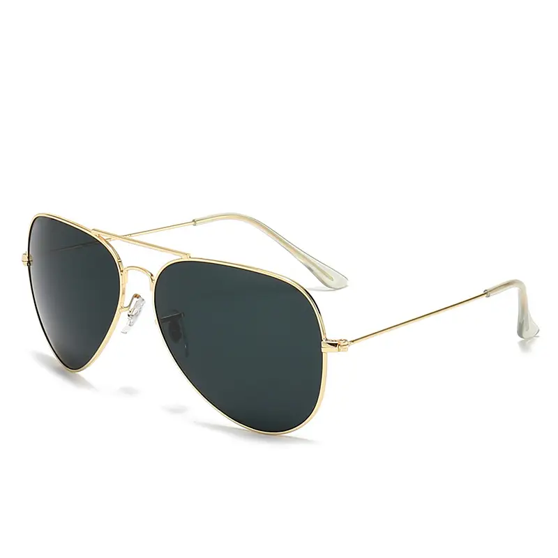 Aviator Sunglasses Blue Mirror Glass Men - Image 2