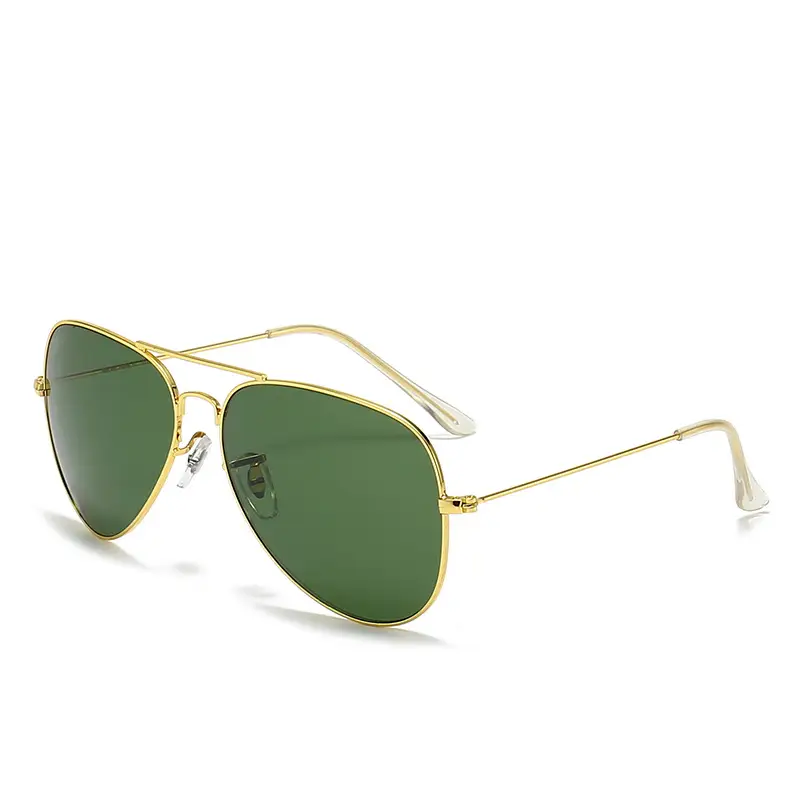 Aviator Sunglasses Blue Mirror Glass Men - Image 6