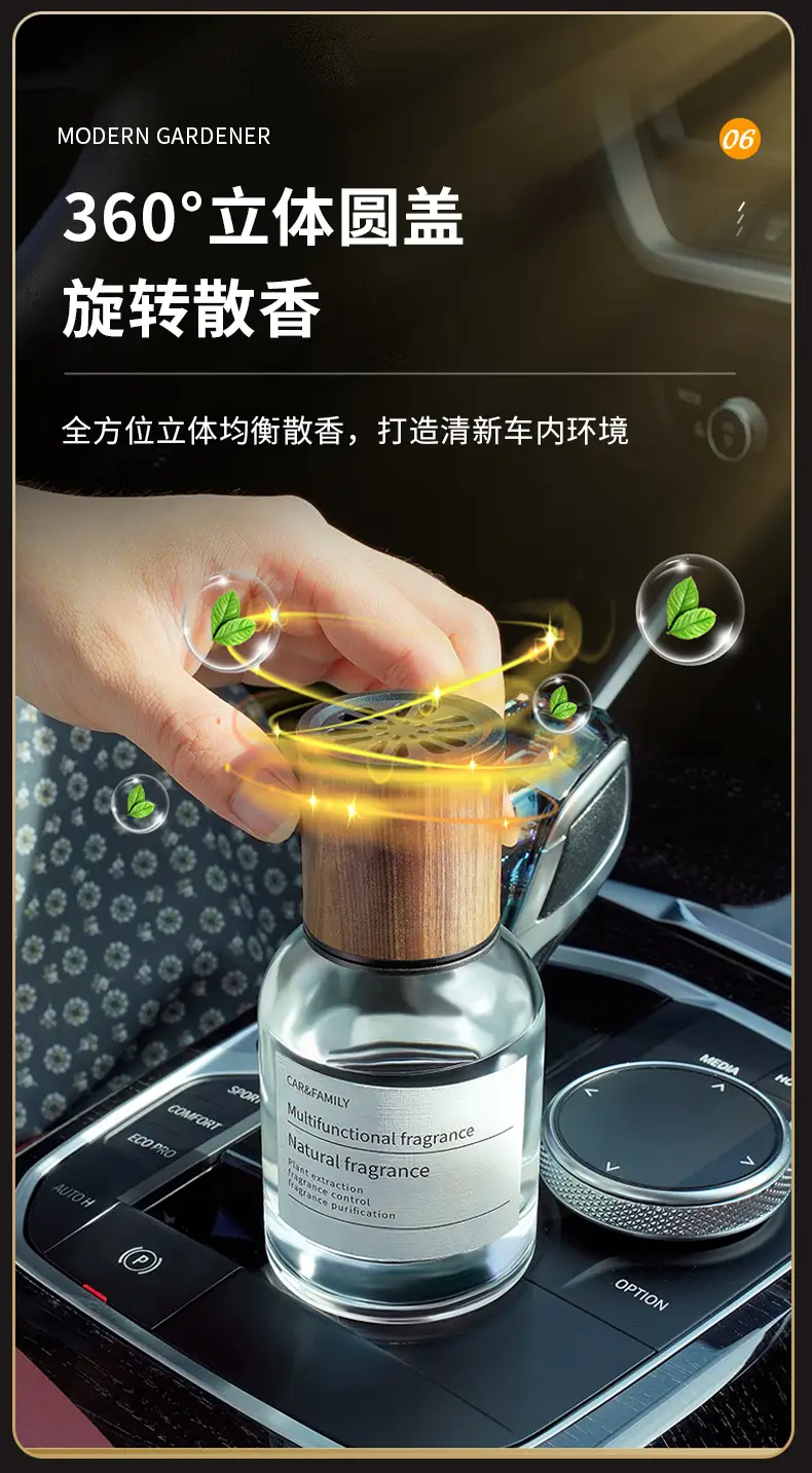 Time aromatherapy car aromatherapy perfume decoration car supplies car interior decoration lasting light fragrance air freshener — feature 5