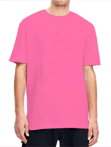 Men Green Cotton T-Shirt Short Sleeve Round Neck 160g - Image 14