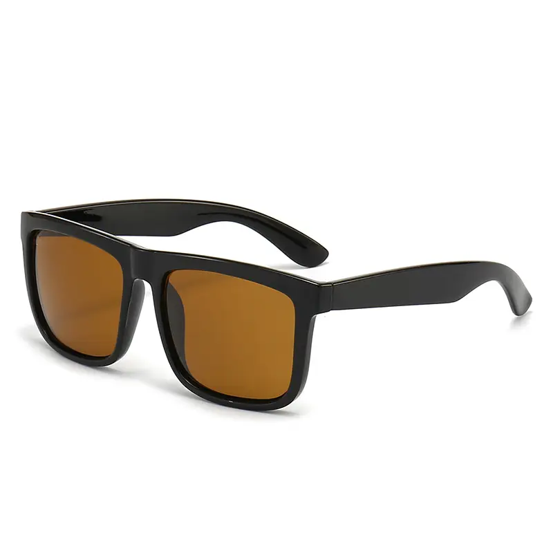 Black Glass Sunglasses Blue Lensed Travel Casual - Image 3
