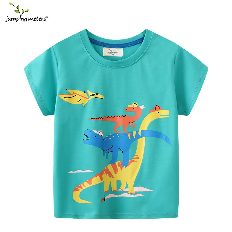 2025 Boys Blue Dragon Print T-Shirt