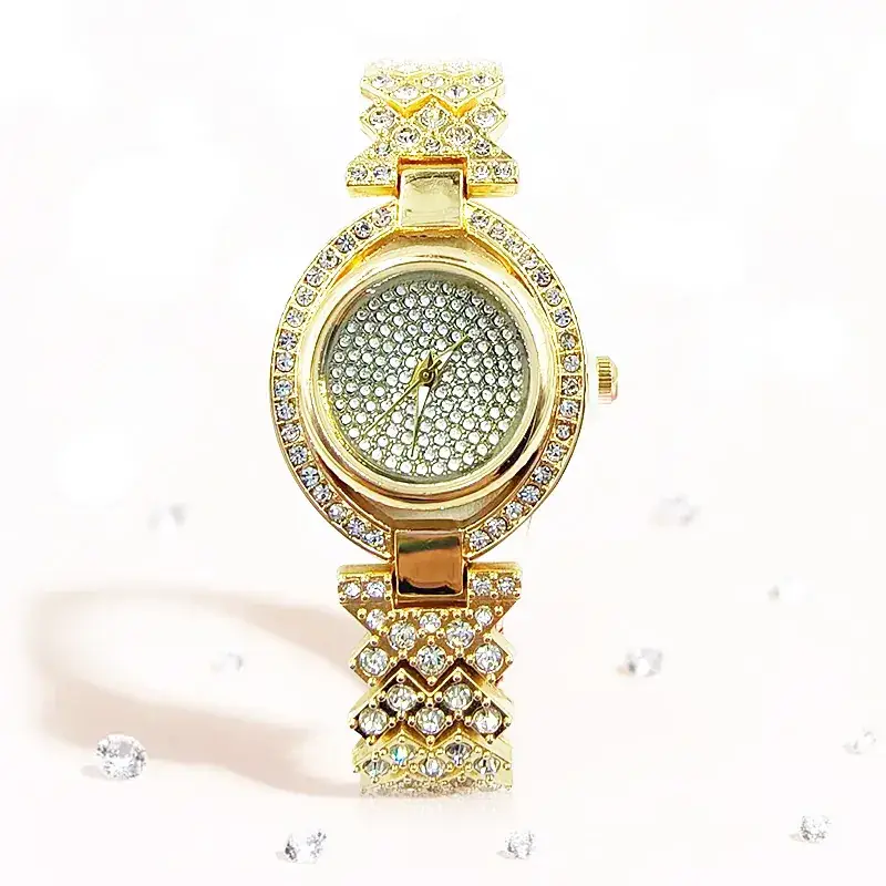 Women's Diamond Watch Set with Bow Design
