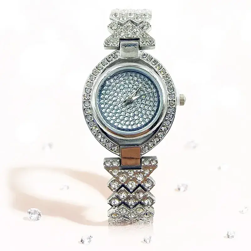 Women's Diamond Watch Set with Bow Design