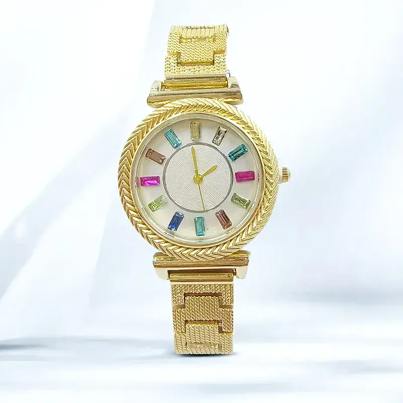 Women's Diamond Watch Set with Bow Design
