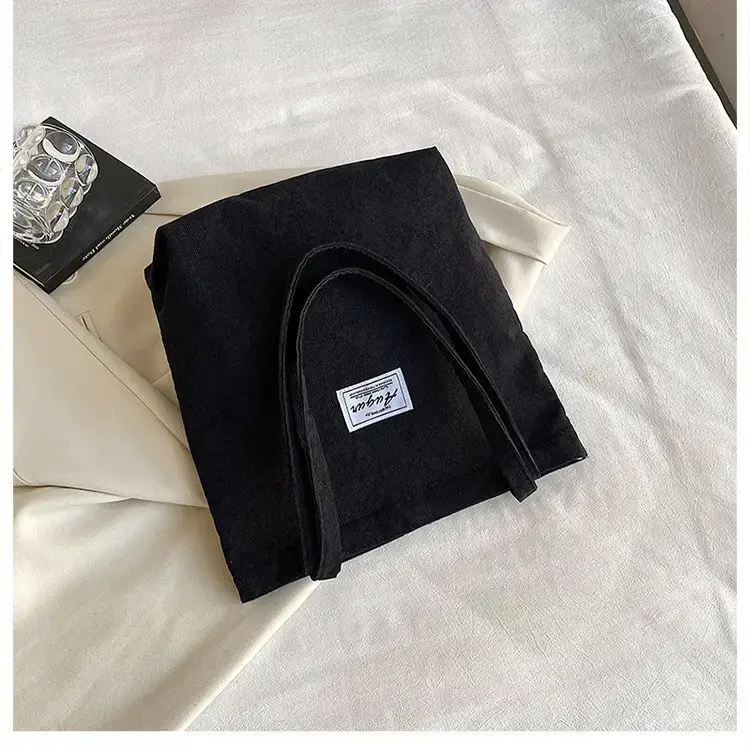 Black Velvet Shoulder Bag for Women Daily Use — feature 35