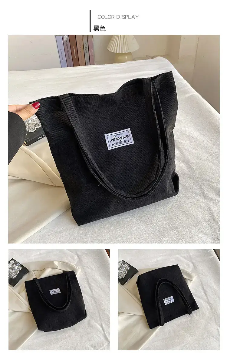 Black Velvet Shoulder Bag for Women Daily Use — feature 6