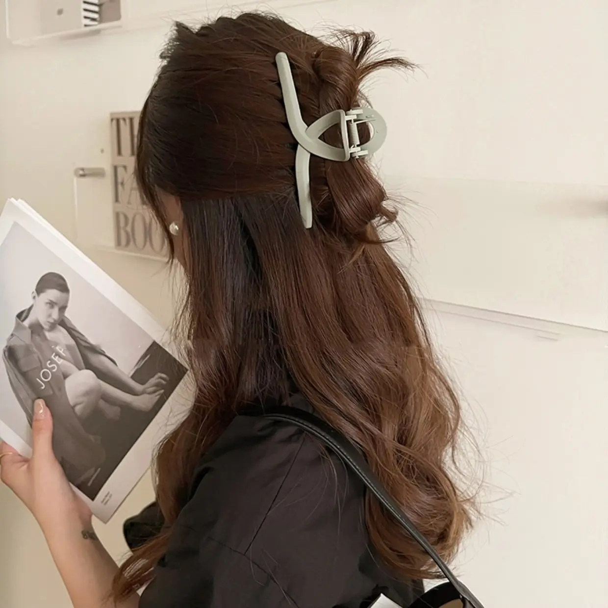 Black Claw Hair Claw Hairpin Back Head Hair Accessories - Image 8
