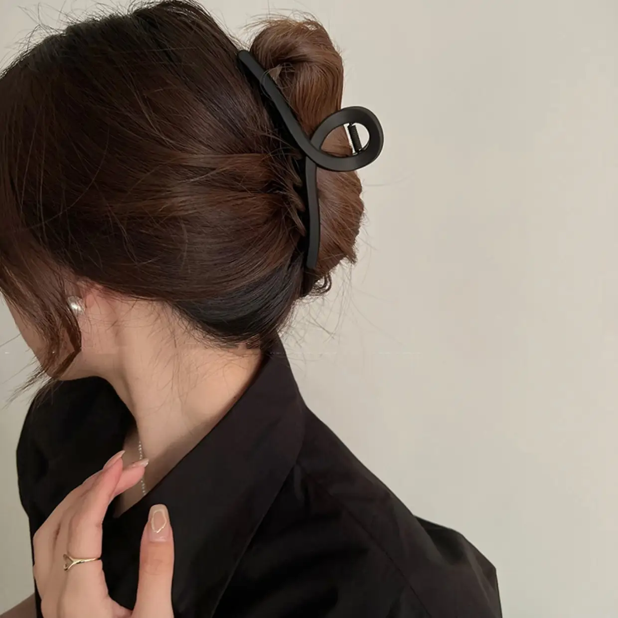 Black Claw Hair Claw Hairpin Back Head Hair Accessories — feature 11