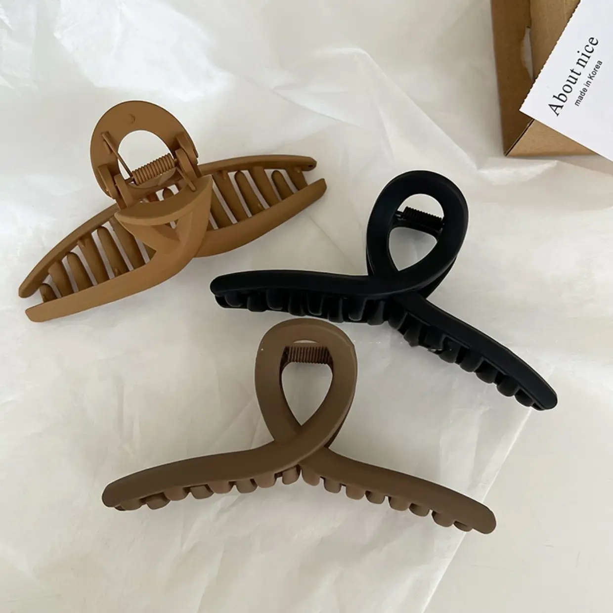 Black Claw Hair Claw Hairpin Back Head Hair Accessories — feature 18