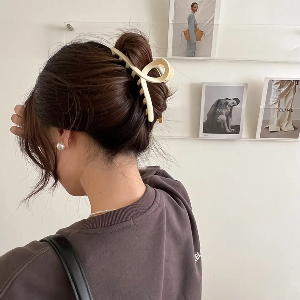 Black Claw Hair Claw Hairpin Back Head Hair Accessories — feature 7