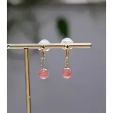 14K Gold Pearl Tassel Ear Hooks Women — feature 4