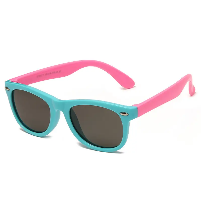 New Silicone Anti-UV Sunglasses for Kids Cross-Border Fashion