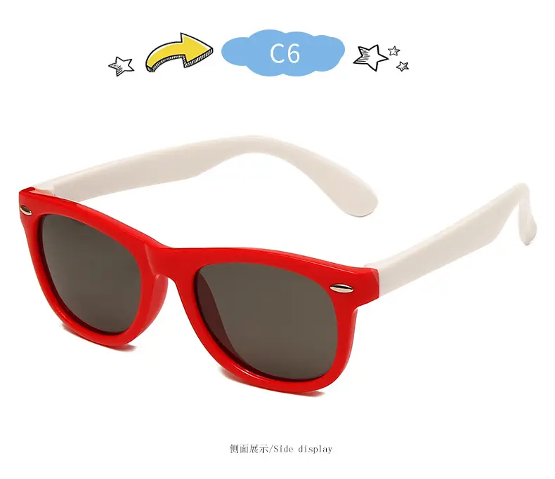 New Silicone Anti-UV Sunglasses for Kids Cross-Border Fashion — feature 18