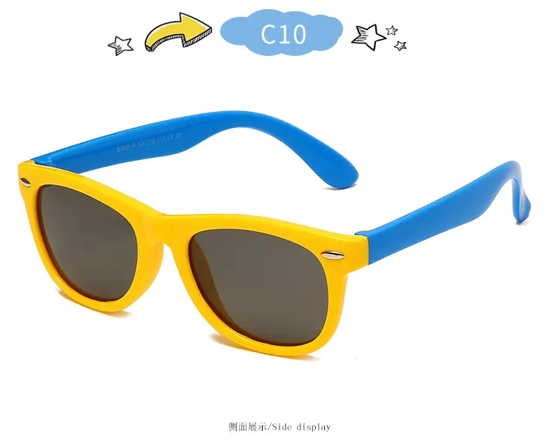 New Silicone Anti-UV Sunglasses for Kids Cross-Border Fashion — feature 22