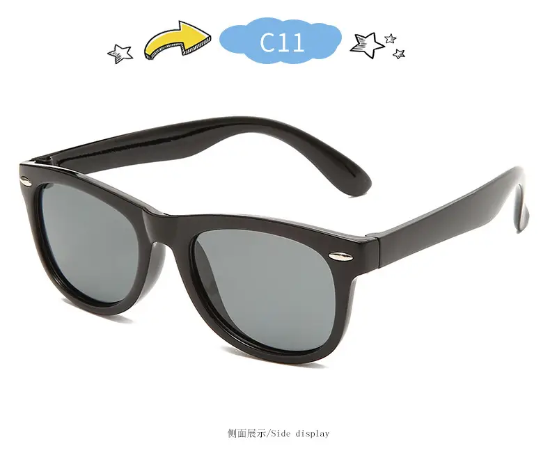 New Silicone Anti-UV Sunglasses for Kids Cross-Border Fashion — feature 23