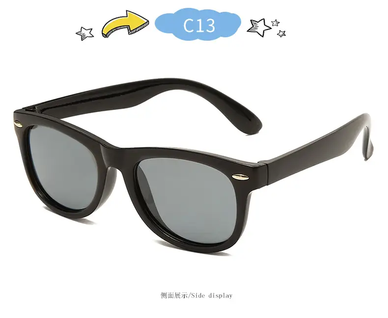 New Silicone Anti-UV Sunglasses for Kids Cross-Border Fashion — feature 25