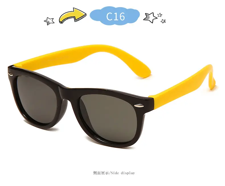 New Silicone Anti-UV Sunglasses for Kids Cross-Border Fashion — feature 28