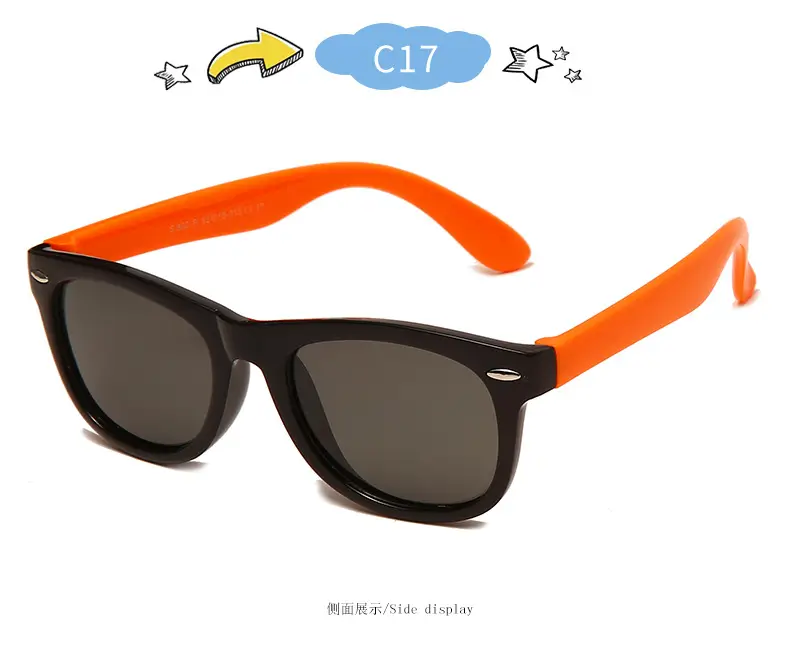 New Silicone Anti-UV Sunglasses for Kids Cross-Border Fashion — feature 29