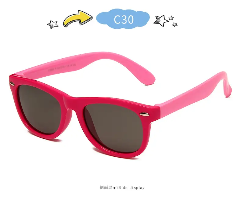 New Silicone Anti-UV Sunglasses for Kids Cross-Border Fashion — feature 38