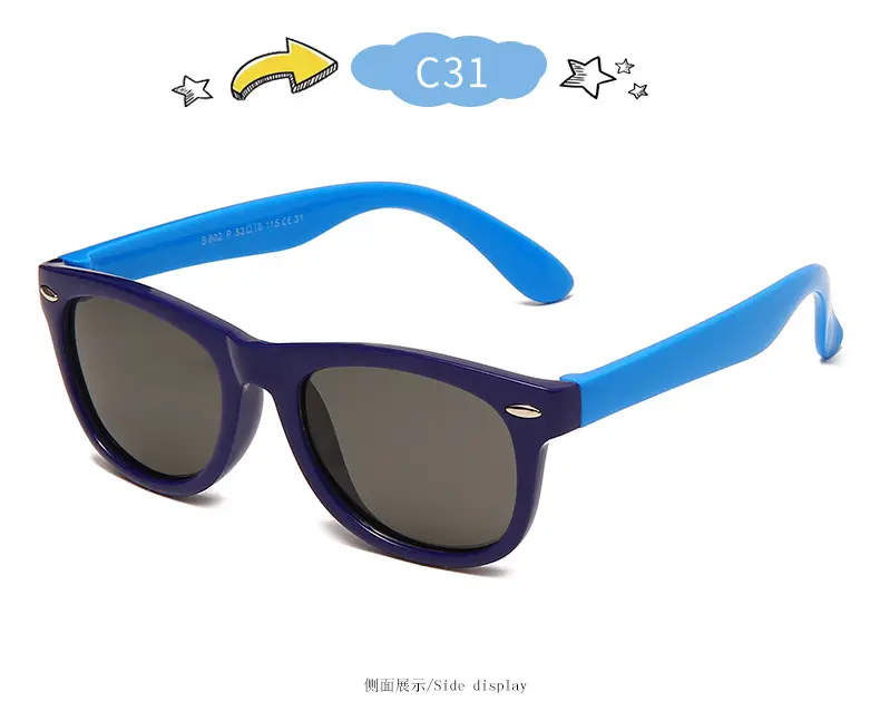 New Silicone Anti-UV Sunglasses for Kids Cross-Border Fashion — feature 39