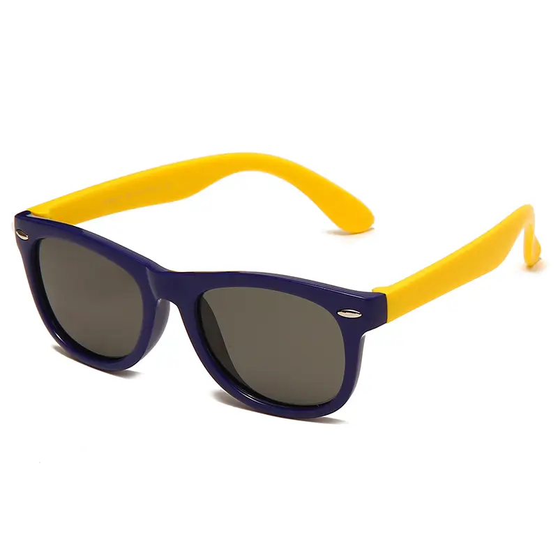 New Silicone Anti-UV Sunglasses for Kids Cross-Border Fashion