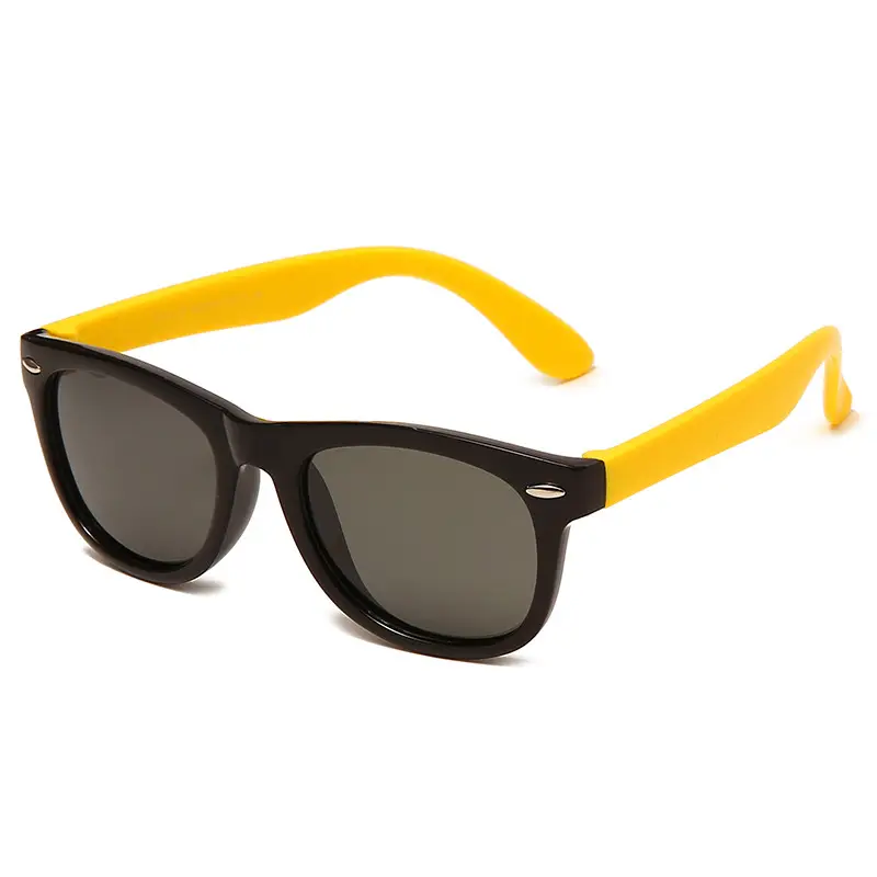 New Silicone Anti-UV Sunglasses for Kids Cross-Border Fashion