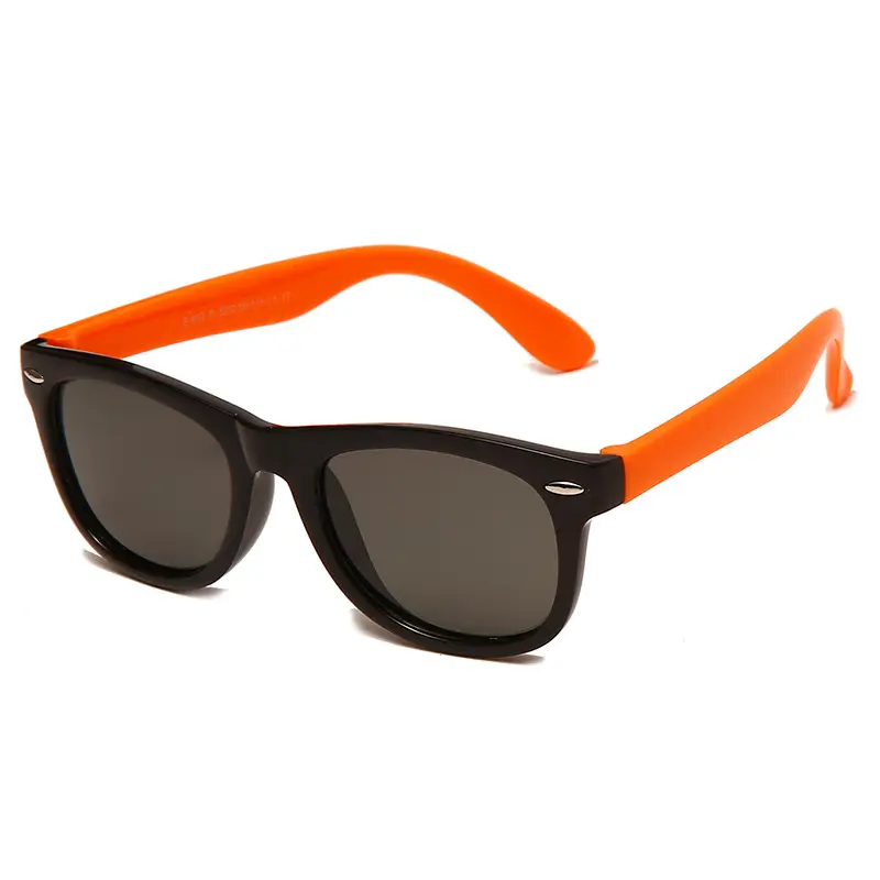 New Silicone Anti-UV Sunglasses for Kids Cross-Border Fashion