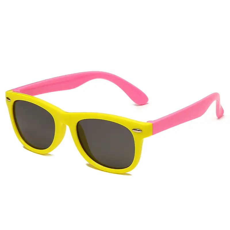 New Silicone Anti-UV Sunglasses for Kids Cross-Border Fashion