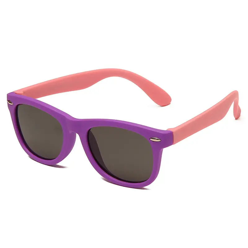 New Silicone Anti-UV Sunglasses for Kids Cross-Border Fashion