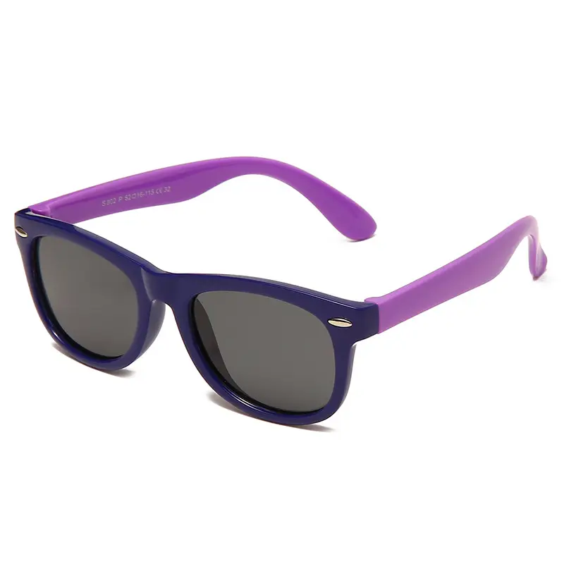 New Silicone Anti-UV Sunglasses for Kids Cross-Border Fashion
