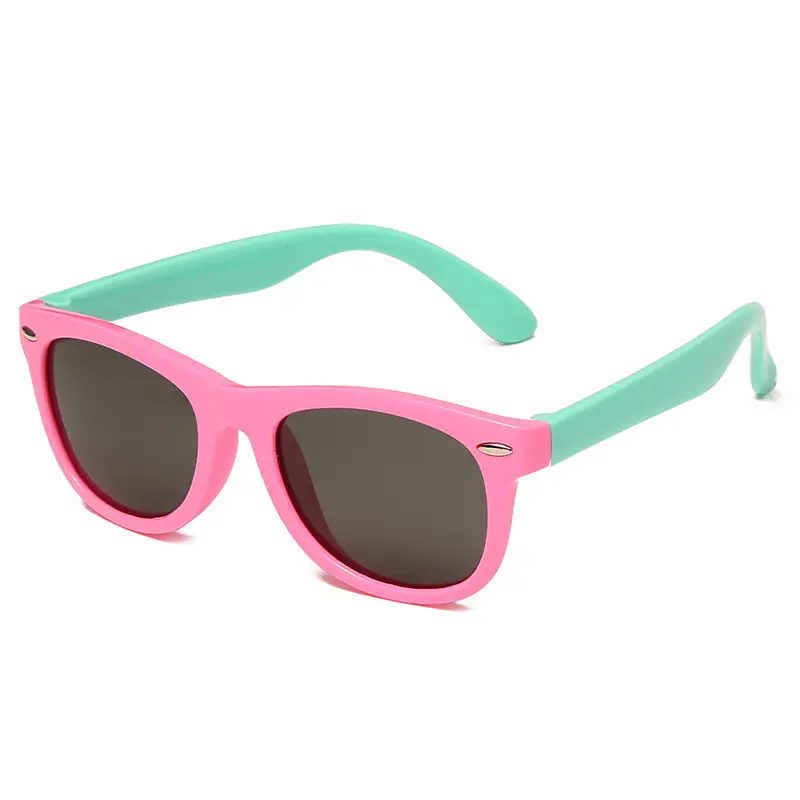 New Silicone Anti-UV Sunglasses for Kids Cross-Border Fashion