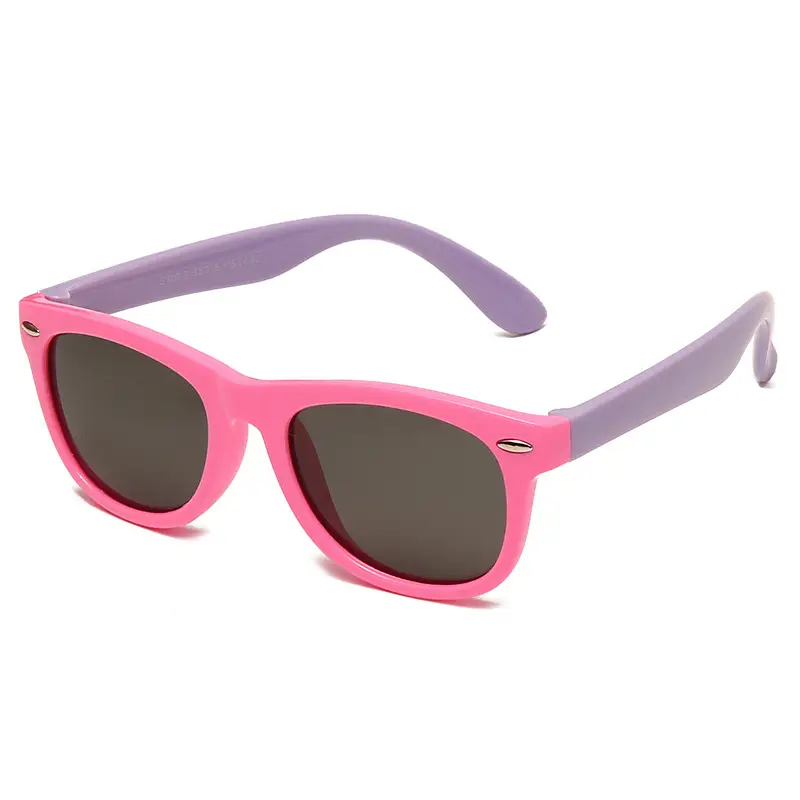 New Silicone Anti-UV Sunglasses for Kids Cross-Border Fashion