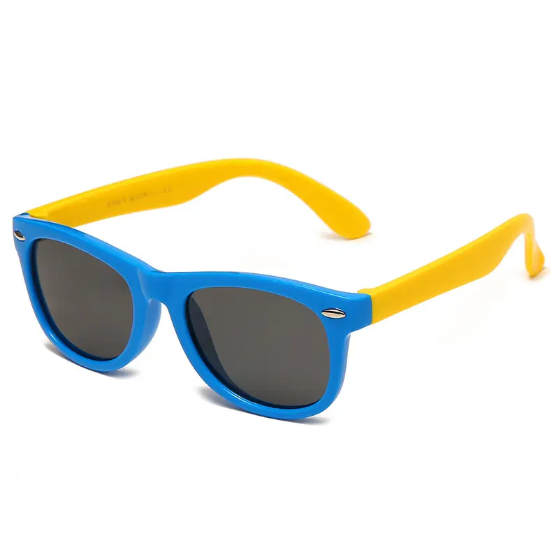 New Silicone Anti-UV Sunglasses for Kids Cross-Border Fashion