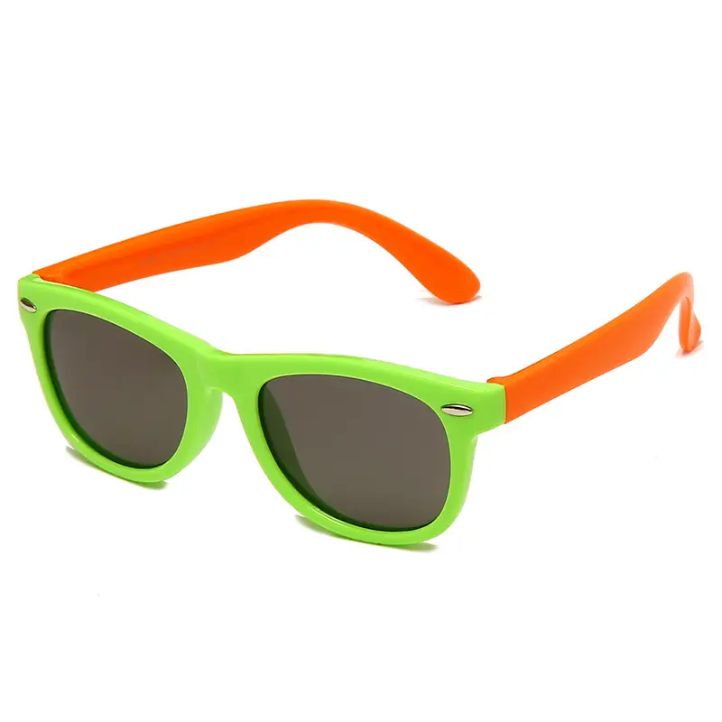New Silicone Anti-UV Sunglasses for Kids Cross-Border Fashion
