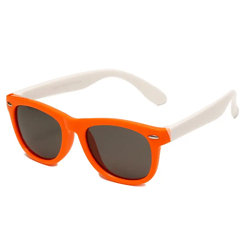 New Silicone Anti-UV Sunglasses for Kids Cross-Border Fashion