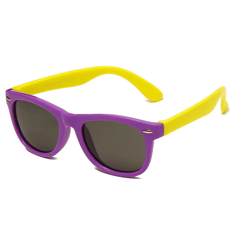 New Silicone Anti-UV Sunglasses for Kids Cross-Border Fashion